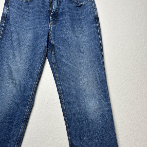 Duluth Trading Jeans Relaxed Denim Pant Straight Fit Men 35x36 Cowboy Western - Picture 9 of 14